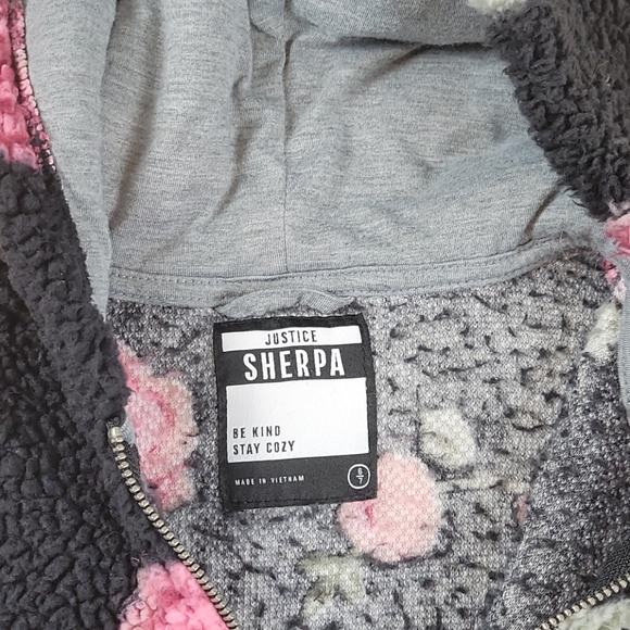 Justice flower crop jacket sweater - Picture 3 of 5